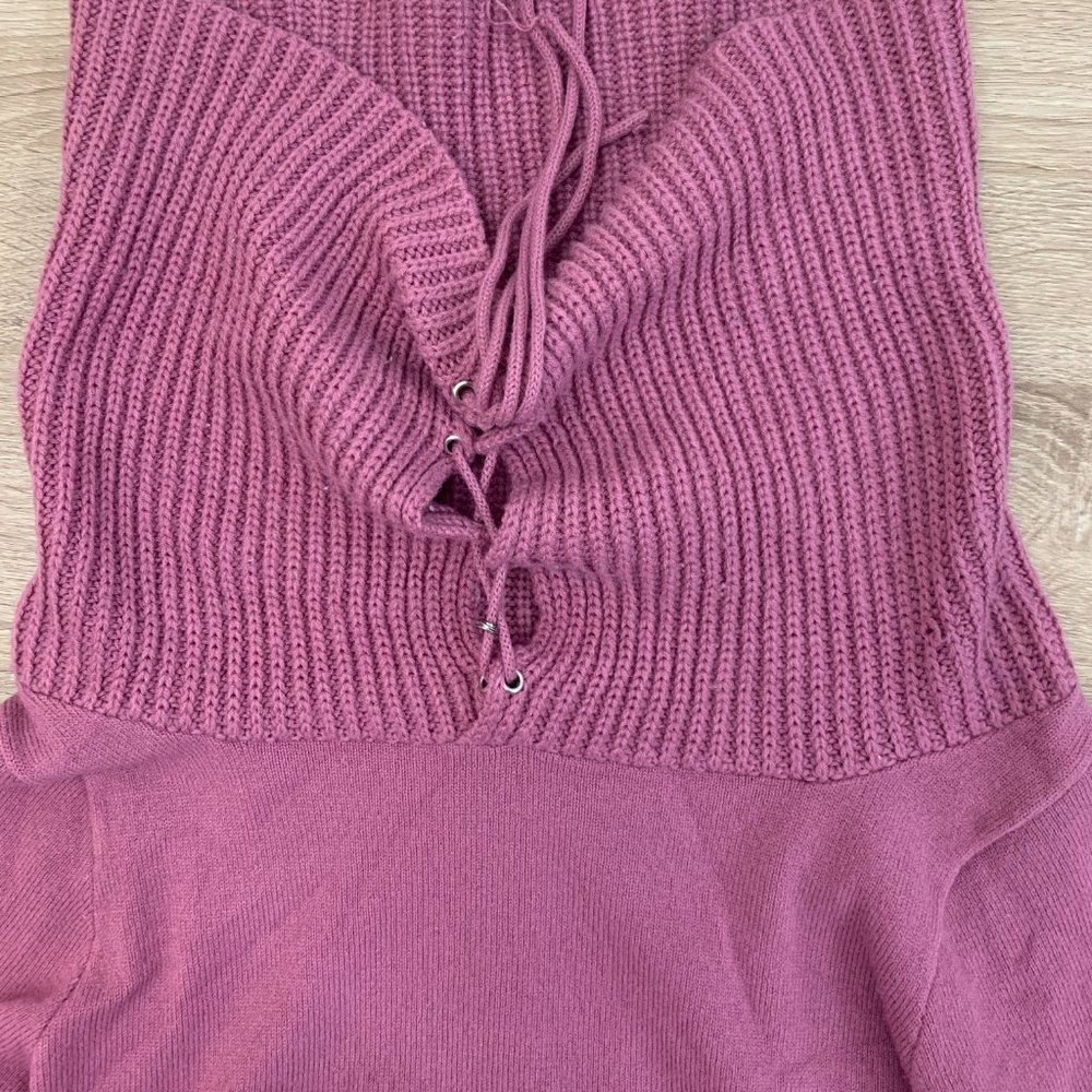X.O.X.O Womens Sweater Turtle Neck Knit Size Large - Picture 6 of 7